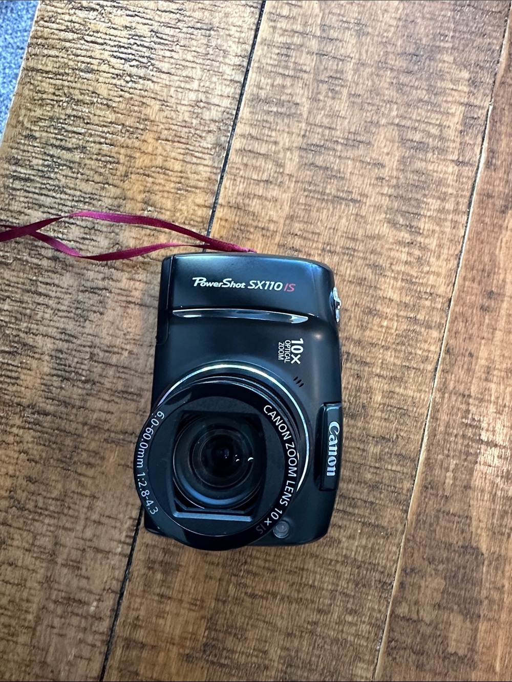 Canon Black PowerShot SX110 IS 10x Compact Camera
